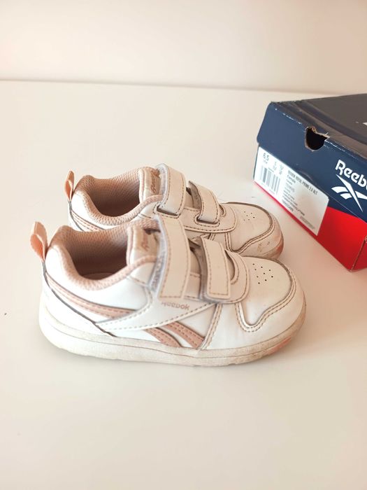 22,5cm białe buty dzieciece reebok trampki dzieciece dla dziewczynki