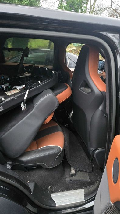 Range rover sport  svr fotele racaro kompletny środek