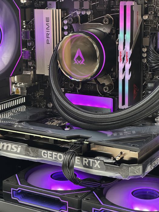 Ігровий пк ryzen 7 7700 rtx4070 ddr5 32 gb m2 ssd