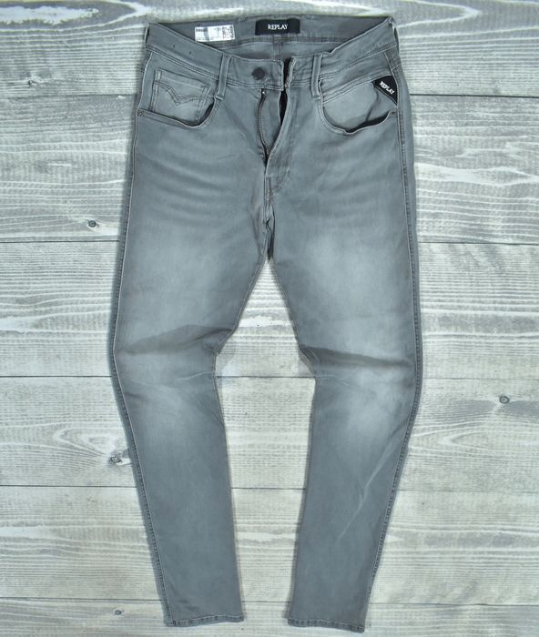 Replay Hyperflex Anbass Slim Fit Męskie Spodnie Jeansy W31 L32