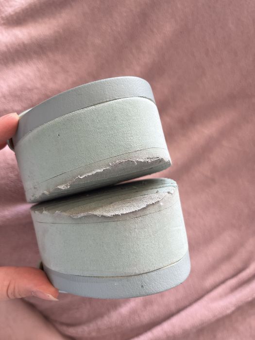 Miętowe klapki na platformie monki green dusty light