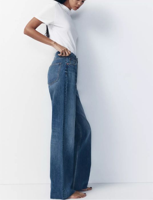 Джинси Zara wide leg 34