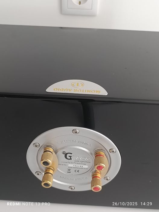 Colunas e Sub Woofer Monitor Audio Serie Gold