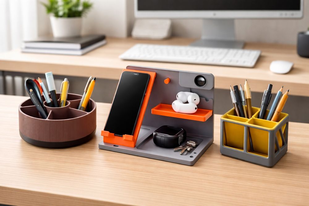 Органайзер для стола и телефона с подставкой , канцтоваров и аксессуаров