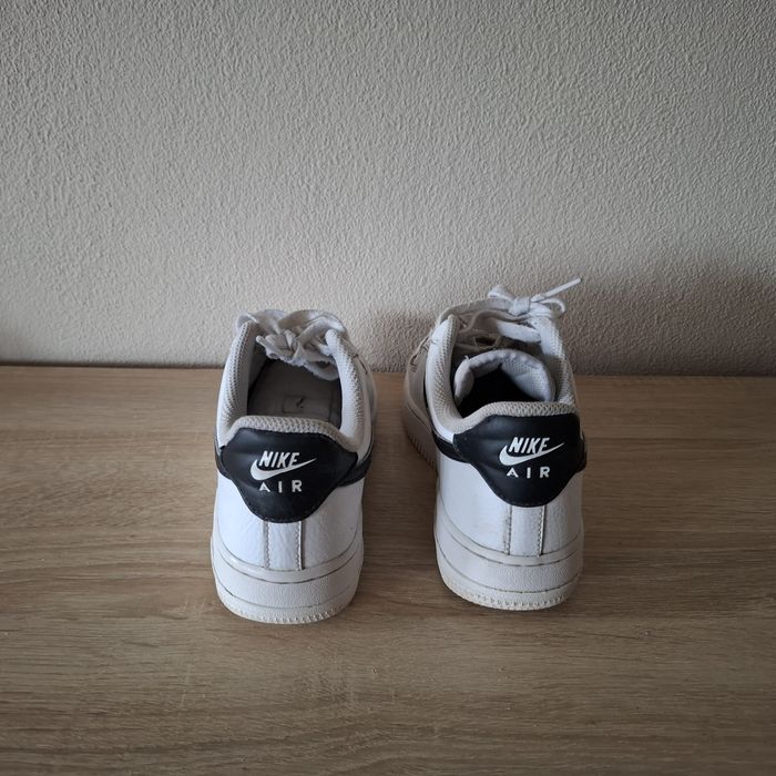 Nike Air Force 1 Low 37,5 biale czarne skorzane sneakersy lego