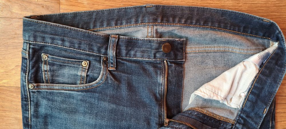 Джинси Uniqlo W33 L32 сині весняні