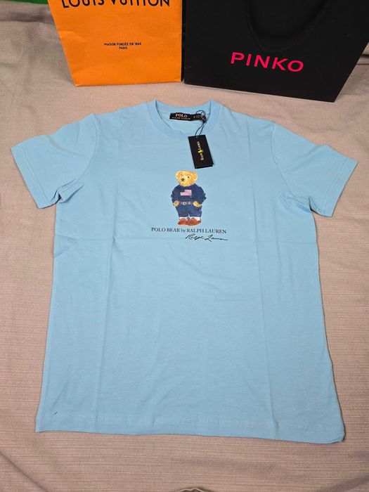 Męska koszulka tshirt Ralph Lauren kolory krótki rękaw premium M-XXXL