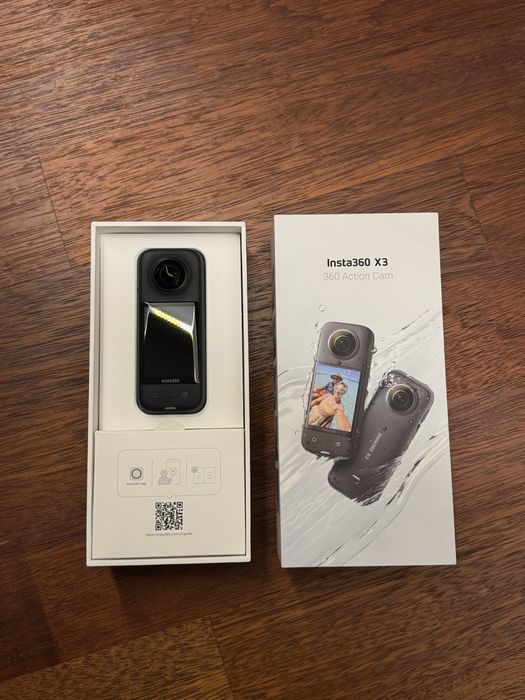 Insta360 X3 + Invisible Stick 3 m + krótszy kijek — creator combo
