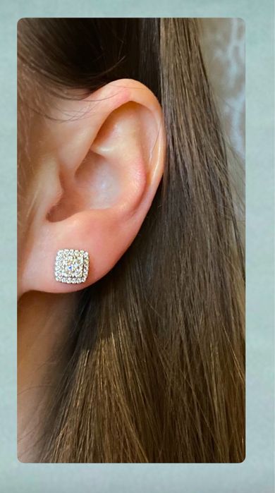 Серьги серебряные  925 новые