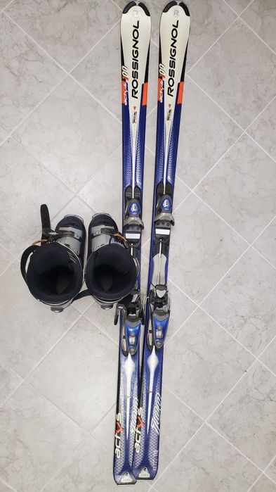 Лижі гірські Rossignol actys 100  з черевиками