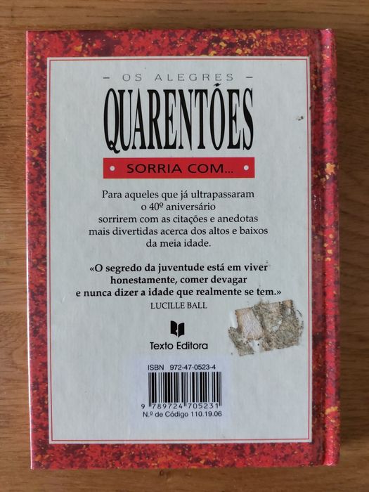 Livro Os Alegres Quarentões