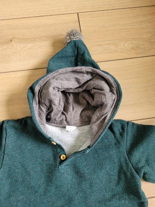 Komplet H&M 2-częściowy + bluzka chłopięca 3szt bawełna organ. dres