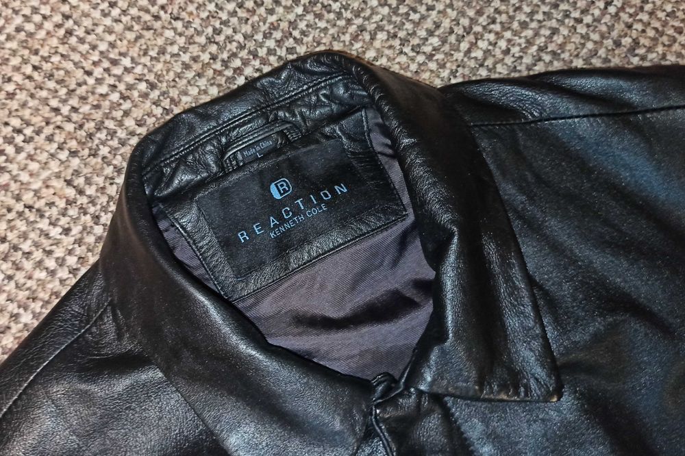 Мужская куртка натуральная кожа. размер xl