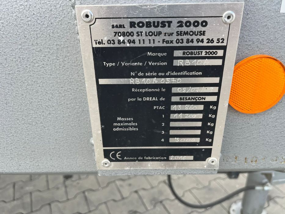 Przyczepa Robust 10 Ton