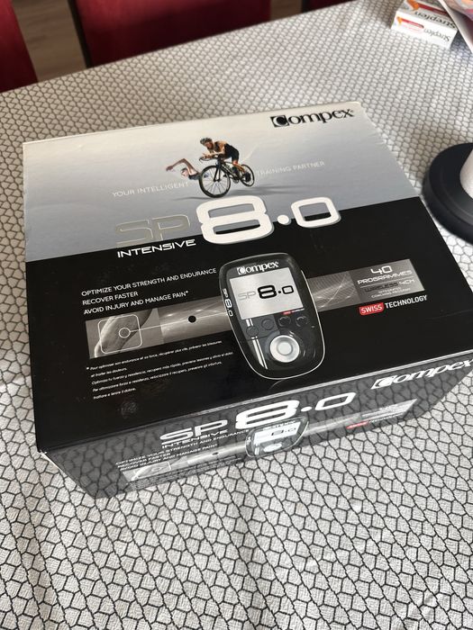 Compex SP 8.0 Wireless (Topo de Gama) – Impecável + Acessórios