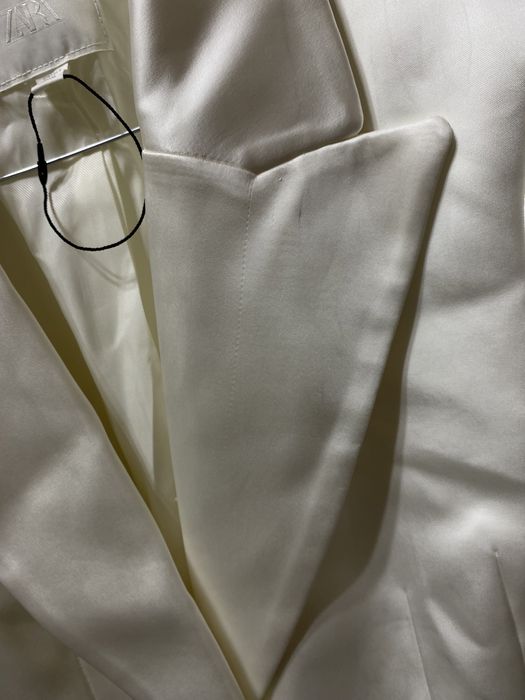 Атласний піджак/ жакет блейзер zara р. s