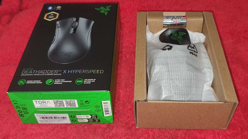 Razer Deathadder V2 X HyperSpeed - Com Garantia + Todos Acessórios