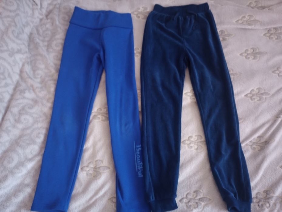 Śliczne spodnie/getry ocieplane
