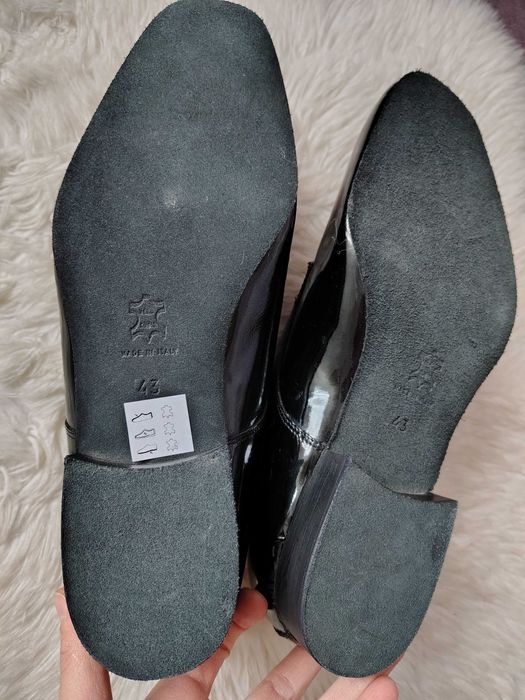 Туфлі танцювальні чоловічі 43,туфлі латина,туфлі танго,туфлі лак танці