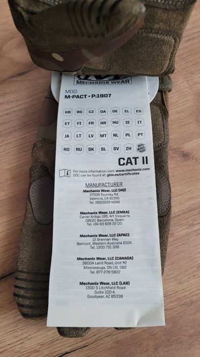 Рукавички тактичні Mechanix M-Pact M Multicam