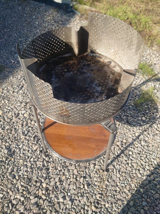 Grill z bębna pralki