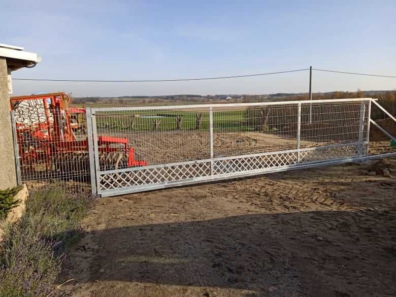 Brama Przesuwna wjazdowa ocynkowana 4m, 5m, 6,m