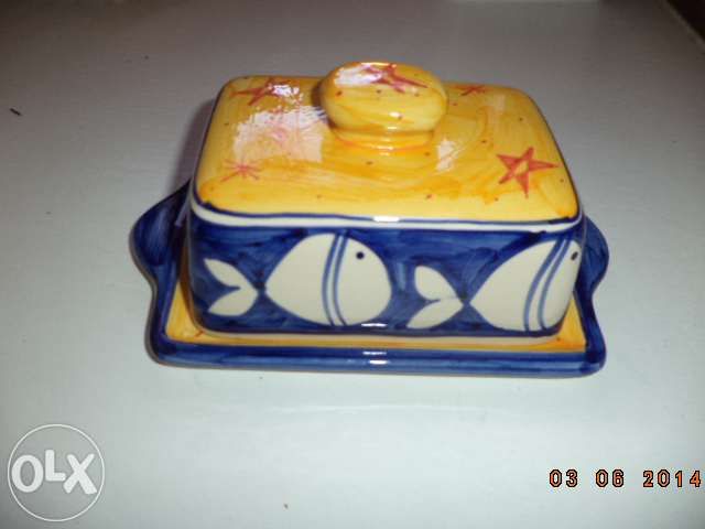 Mantegueira Cerâmica Rústica-Padrão Mar (portes grátis)