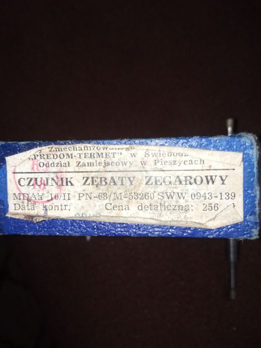 Czujnik zębaty zegarowy MDAa 10/2