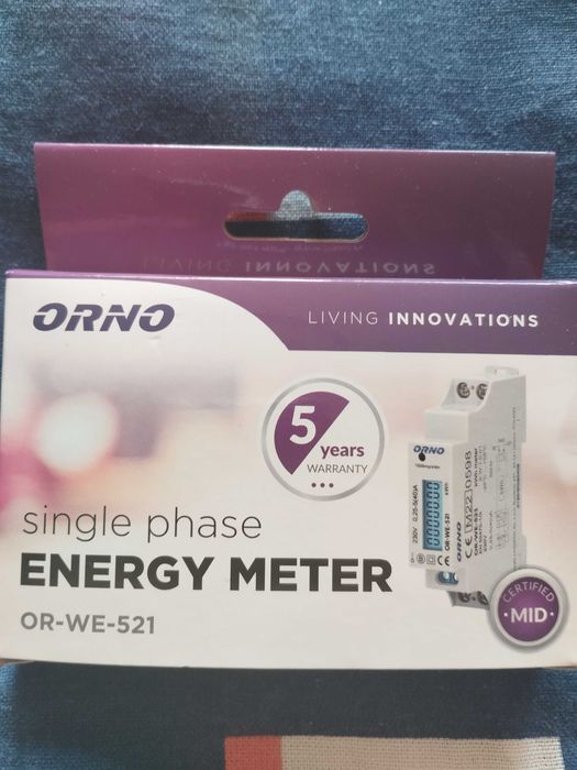 Licznik podlicznik energii ORNO OR WE 521