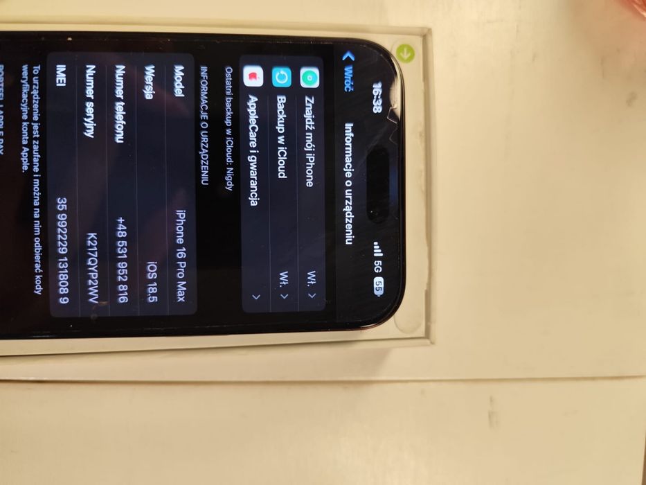 Iphone 16 pro max 256GB