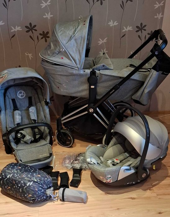 Wózek 3w1 Cybex Priam 1.0 + akcesoria