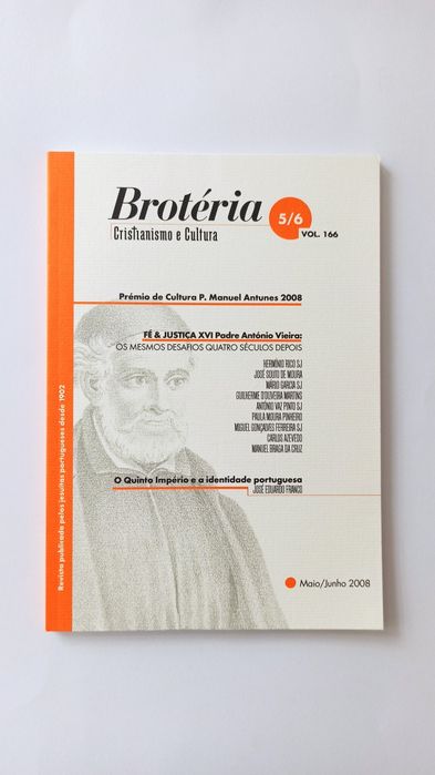 Brotéria - volume 166 ( Maio/Junho de 2008)