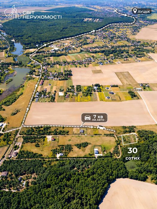 Продаж земельних ділянок по 15 сотих у с. Гаразджа