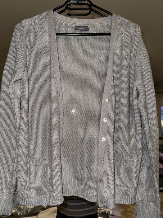 Sweter szary świecący