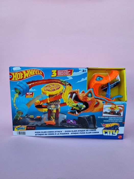 Трек Хот Вілс Атака Кобри Hot Wheels City Pizza Slam Cobra Attack