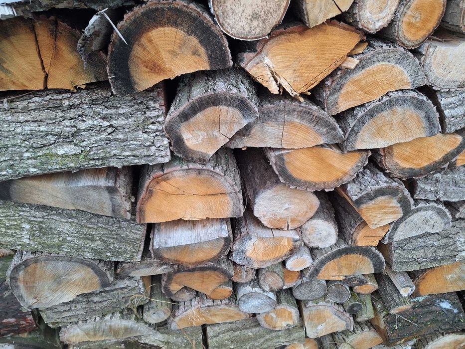 Drewno opałowe kominkowe dąb grab brzoza lolszyna sosna suche