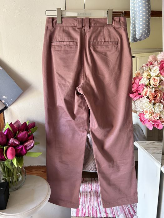 Spodnie Vans pudrowy róż liliowy 26 S