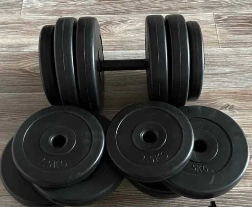 Розбірні гантелі силові разборные гантели 2 шт 8.5-26 кг комплект