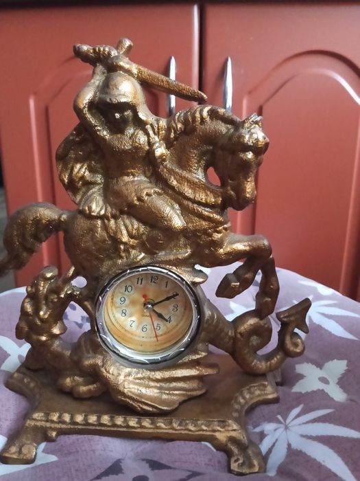 Zegar mosięzny sprawny