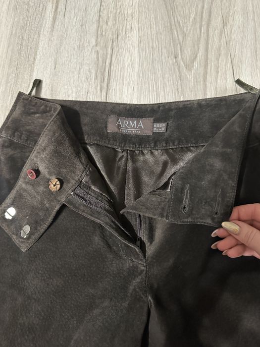 Замшеві штани від АRMA, шоколадні