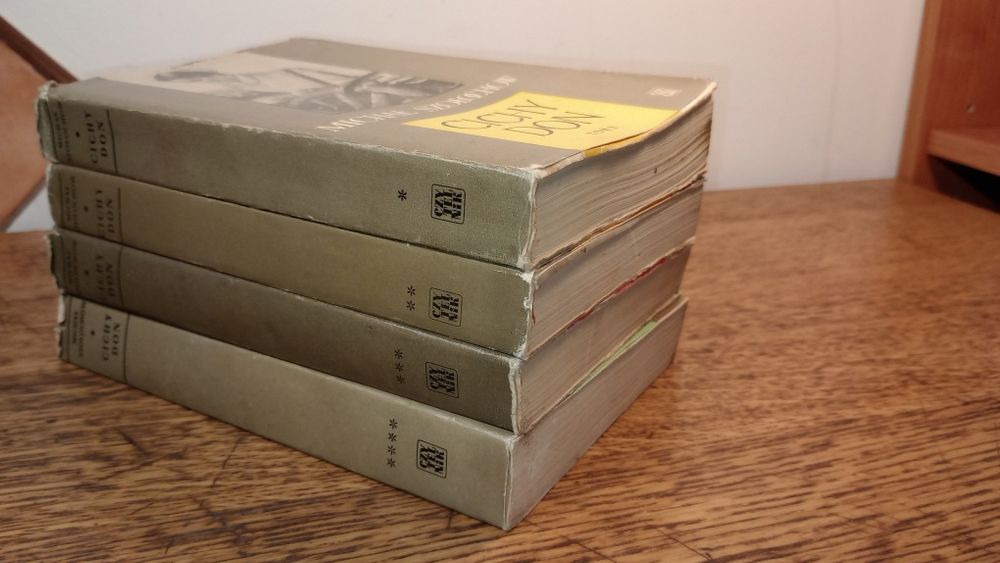Cichy Don. Michał Szołochow. 1-4 tomy.