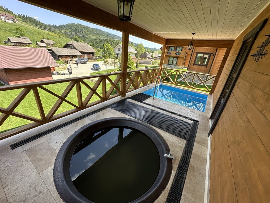 Відпочинок в Карпатах, оренда котеджу з чаном і сауною Плай