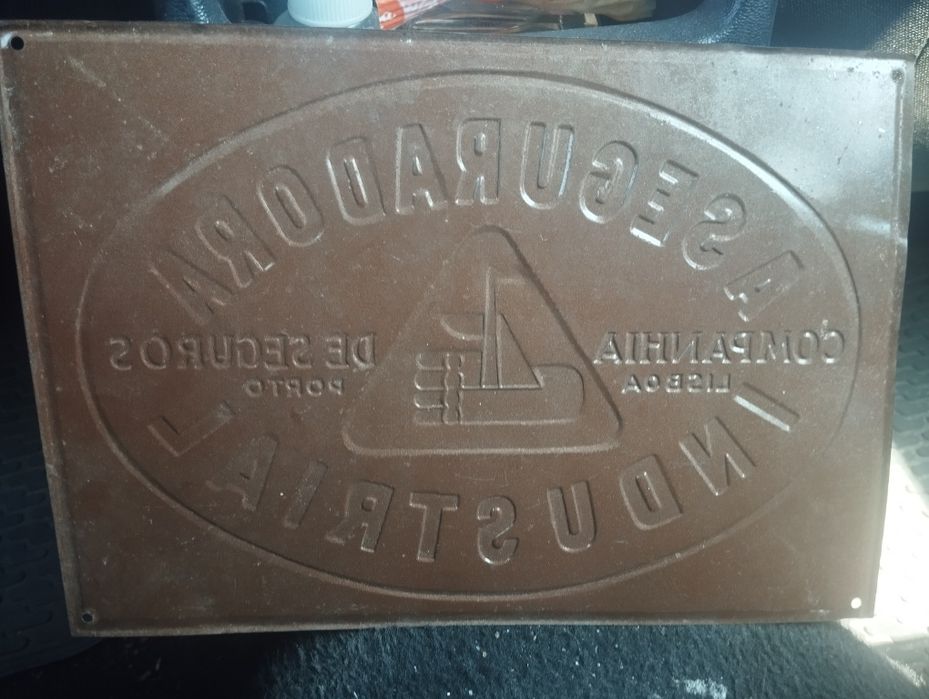 Chapa seguros antiga