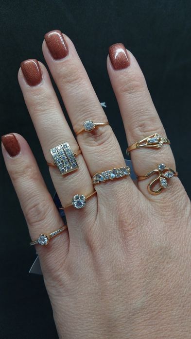 Каблучки 585 проби / кольца/перстни