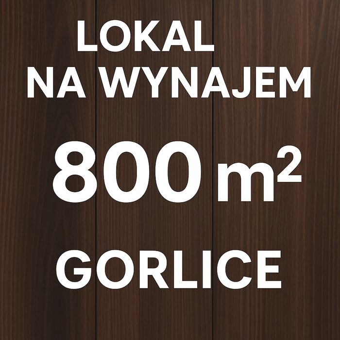 Wynajmę lokal biurowo-usługowy – 800 m² – Gorlice, Glinik