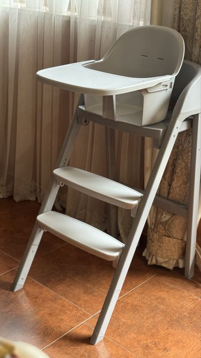 Стільчик для годування 3 в 1 Chicco Crescendo Up, сірий