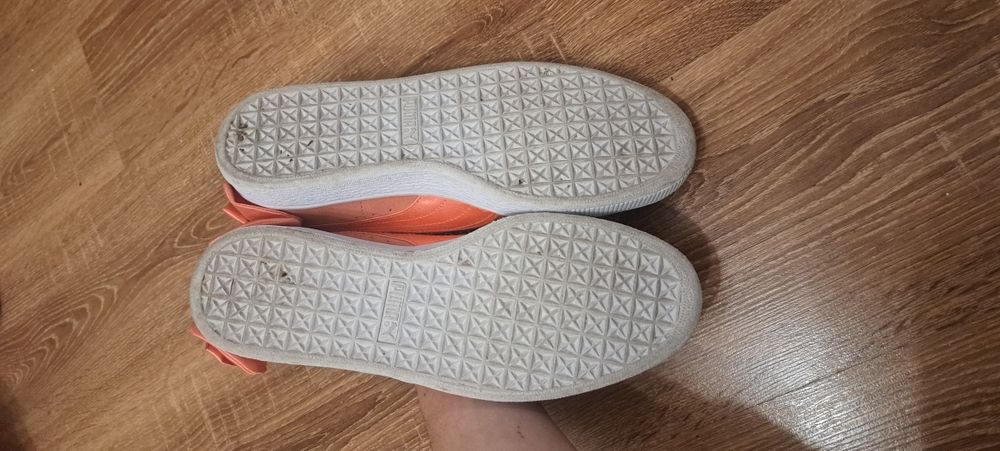 Buty sportowe, adidasy, trampki, puma, 40,5, kokarda, morelowe