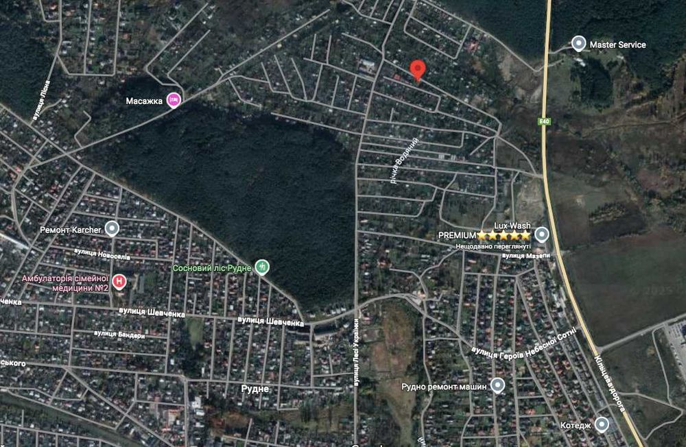 Продаж земельної ділянки в Рудне