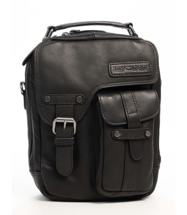 Hill Burry барсетка большая Мужская сумка с ручкой Сумка мужская кожа