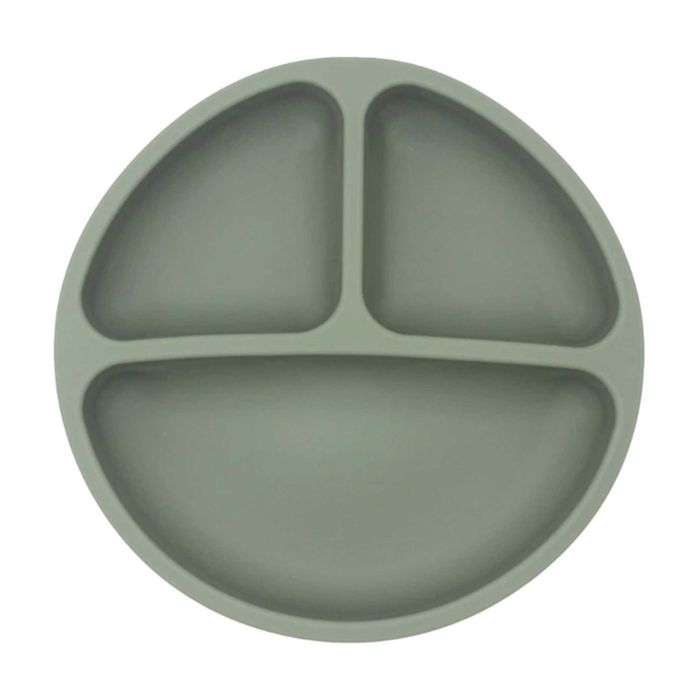 Prato em silicone antiderrapante